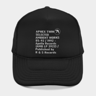 Aphex Twin Selected Ambient Works Hat