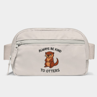 Always Be Kind to Otters Humorous Animal Pun Kindness Bag