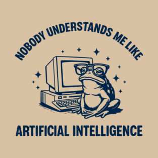 Nobody Understands Me Like Artificial Intelligence Introvert Geek Humor T-Shirt
