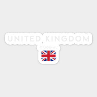 United Kingdom flag, British flag Sticker