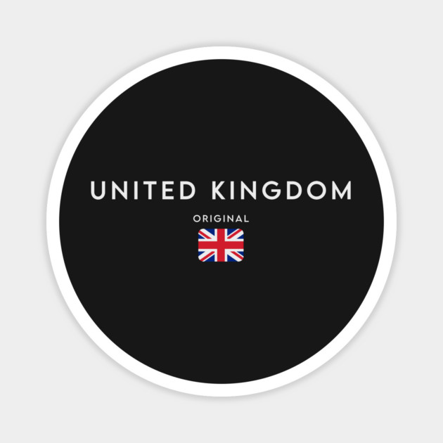 United Kingdom flag, British flag Magnet by eka123