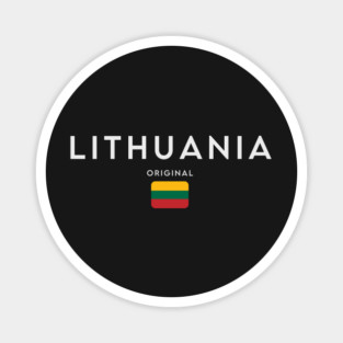 Lithuania flag, lithuanian flag Magnet