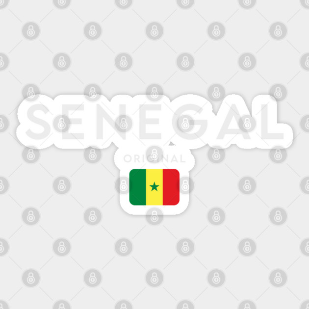 Senegal flag, senegalese flag Sticker by eka123
