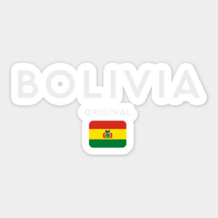 Bolivia flag, bolivian flag Sticker