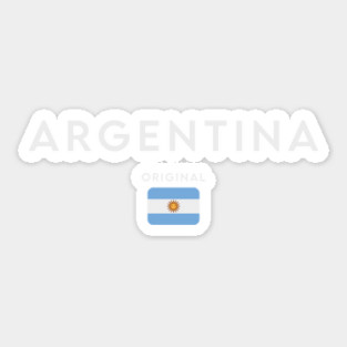 Argentina flag, argentinian flag Sticker