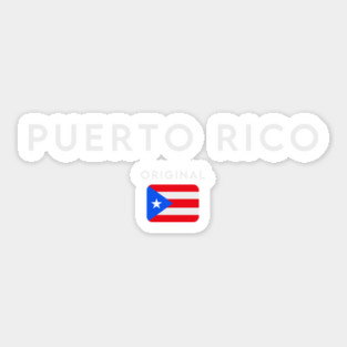 Puerto Rico bandera, puerto rican flag Sticker