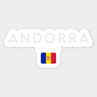 Andorra flag, andorran flag Magnet