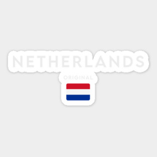 Netherlands flag, Holland flag Sticker
