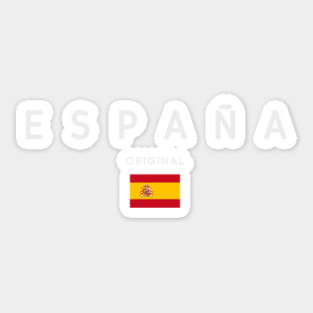 Spain flag, spanish flag Sticker