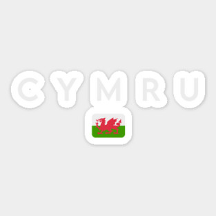 Wales flag, welsh flag Sticker