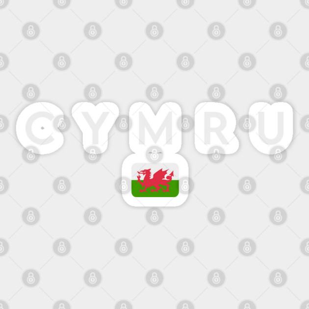 Wales flag, welsh flag Sticker by eka123