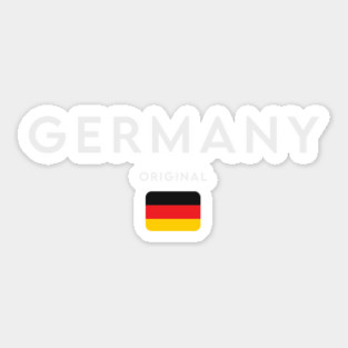 Germany flag, german flag Sticker