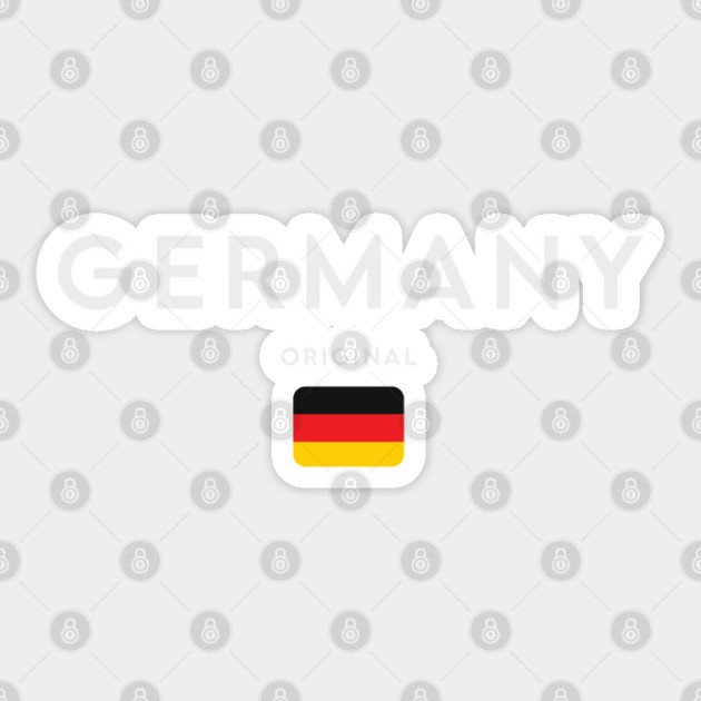 Germany flag, german flag Sticker by eka123