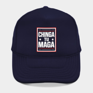 CHINGA TU MAGA - WHITE IN RED BOX Hat