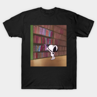 𝗦𝗻𝗼𝗼𝗽𝘆 finding a Book T-Shirt