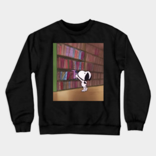 𝗦𝗻𝗼𝗼𝗽𝘆 finding a Book Crewneck Sweatshirt
