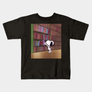 𝗦𝗻𝗼𝗼𝗽𝘆 finding a Book Kids T-Shirt