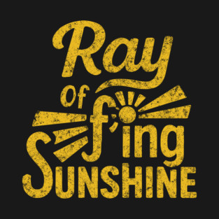 Ray of F'ing Sunshine Sweary Grumpy Sarcasm T-Shirt