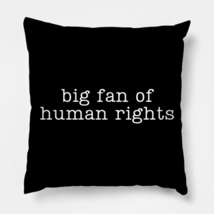 Big-Fan-Of-Human-Rights Pillow