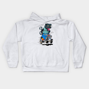 Carolina Cat Fink Kids Hoodie