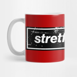 United Stretford End Oasis Indie Music Manchester Black Mug