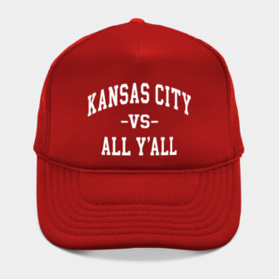 Kansas City VS All Y'all -  jersey football basketball baseball softball volleyball hockey lover fan player christmas birthday gift for men women kids mothers fathers day dad mom vintage retro college university Kansas City vs all you all Hat