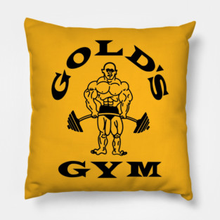 Gold's Gym Logo Pillow