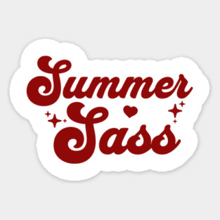 Summer Sass Sticker