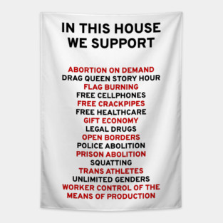 In This House We Support Tapestry