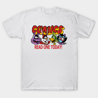 Comics Read One Today (Funny Animals Edition) T-Shirt