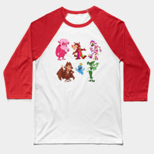 Cereal Monsters-square Baseball T-Shirt