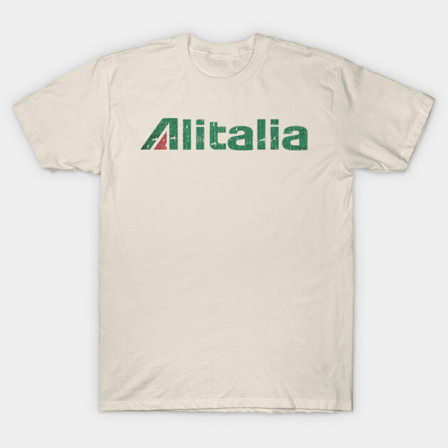 Alitalia - Italy's Airline T-Shirt by artdrawingshop