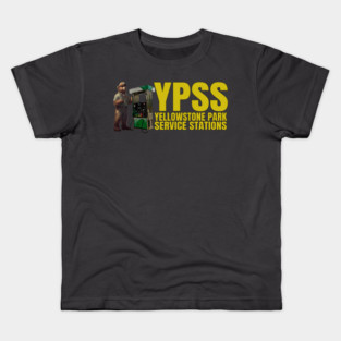 YPSS Bear and Gas Pump Kids T-Shirt