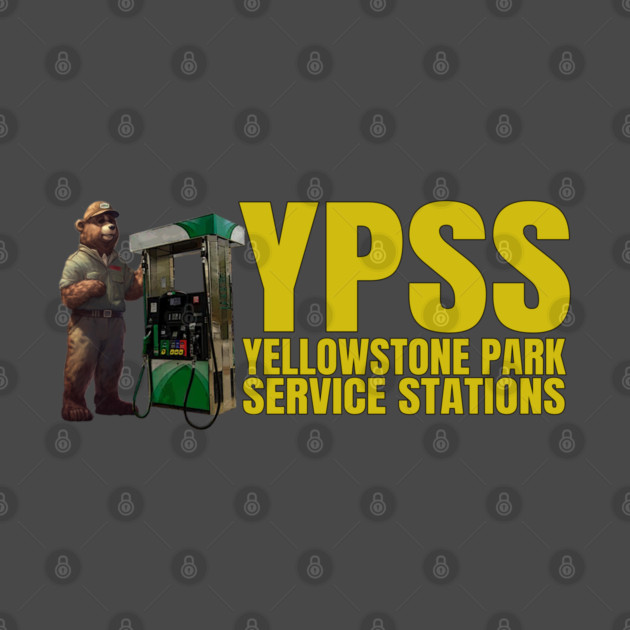 YPSS Bear and Gas Pump by Peacedog