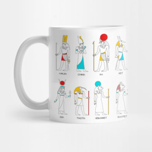 Egyptian Gods and Goddesses Mug