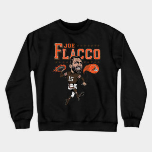 Joe Flacco Cleveland Browns Homage Caricature Play Crewneck Sweatshirt