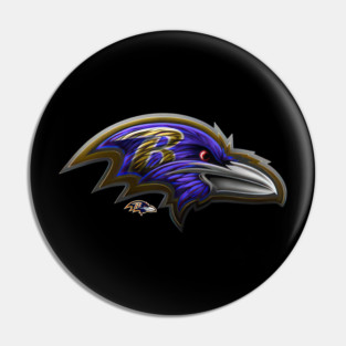 Baltimore Ravens Midnight Mascot Pin