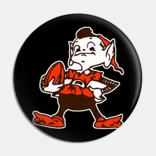 Cleveland Browns Brownie The Elf Logo Pin