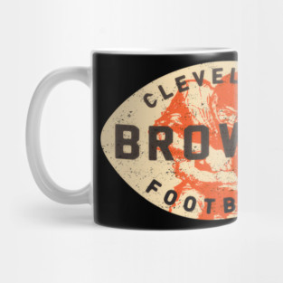 Retro Cleveland Browns 2 By Buck Tee Mug