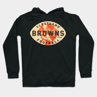 Retro Cleveland Browns 2 By Buck Tee Hoodie