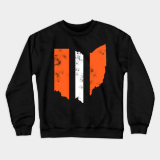 Cleveland Browns Inspired Ohio Football Crewneck Sweatshirt