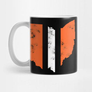 Cleveland Browns Inspired Ohio Football Mug
