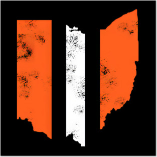 Cleveland Browns Inspired Ohio Football Posters and Art