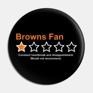 Browns Fan Pin