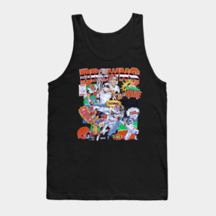 Browns Nfl Cleveland Vintage Football 90s Vtg Tank Top