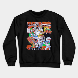 Browns Nfl Cleveland Vintage Football 90s Vtg Crewneck Sweatshirt