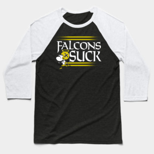 Saints Rivalry Falcons Suck Baseball T-Shirt