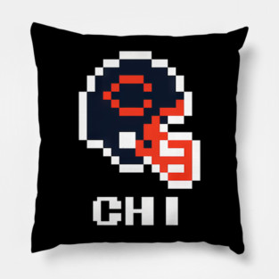 Chicago Bears Tecmo Super Bowl Football Helmet Pillow