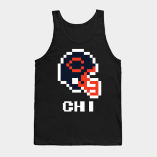 Chicago Bears Tecmo Super Bowl Football Helmet Tank Top