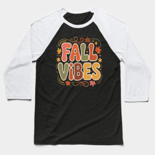 Fall Vibes Baseball T-Shirt